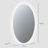 Sensio Lustro Oval Illuminated Rechargeable Battery Mirror