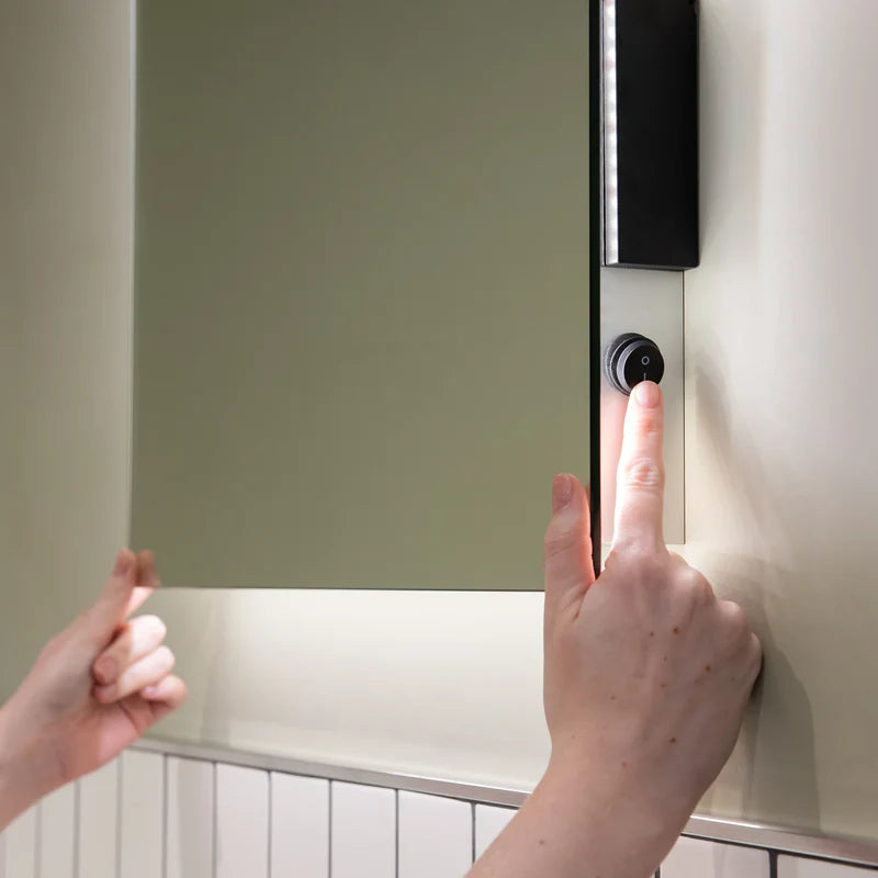 Sensio Lustro Rectangle Illuminated Rechargeable Battery Mirror