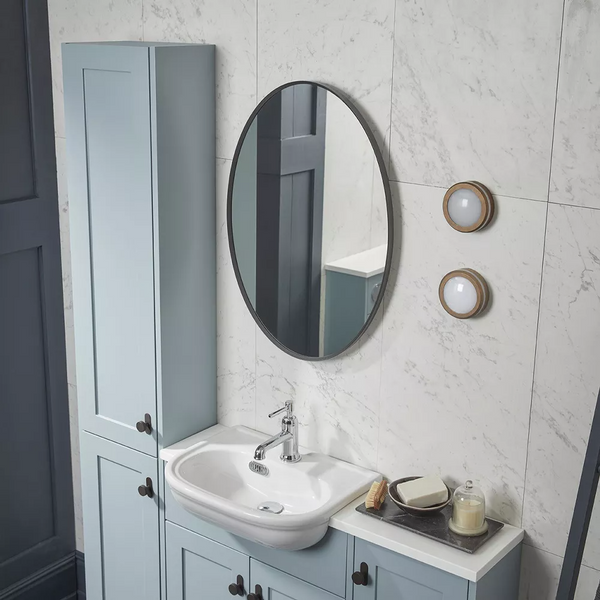 Tavistock Verge Framed Oval Bathroom Mirror