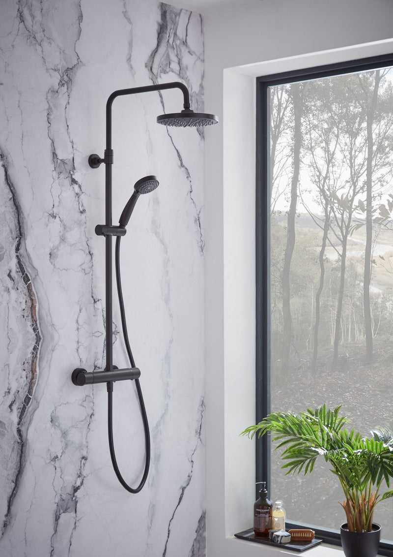 Tavistock Merit Dual Function Bar Valve with Shower Head and Handset