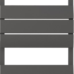 Hampden Aluminium Anthracite Towel Radiator | Tailored Bathrooms