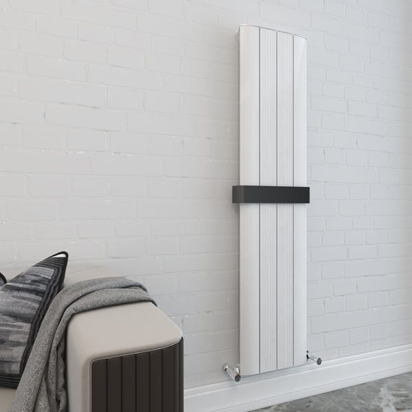 Tailored Bathrooms - Taupo Black Towel Rail Bar | Radiators & Elements ...