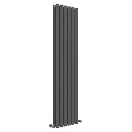 Albany Anthracite Oval Panel Radiator | Tailored Bathrooms
