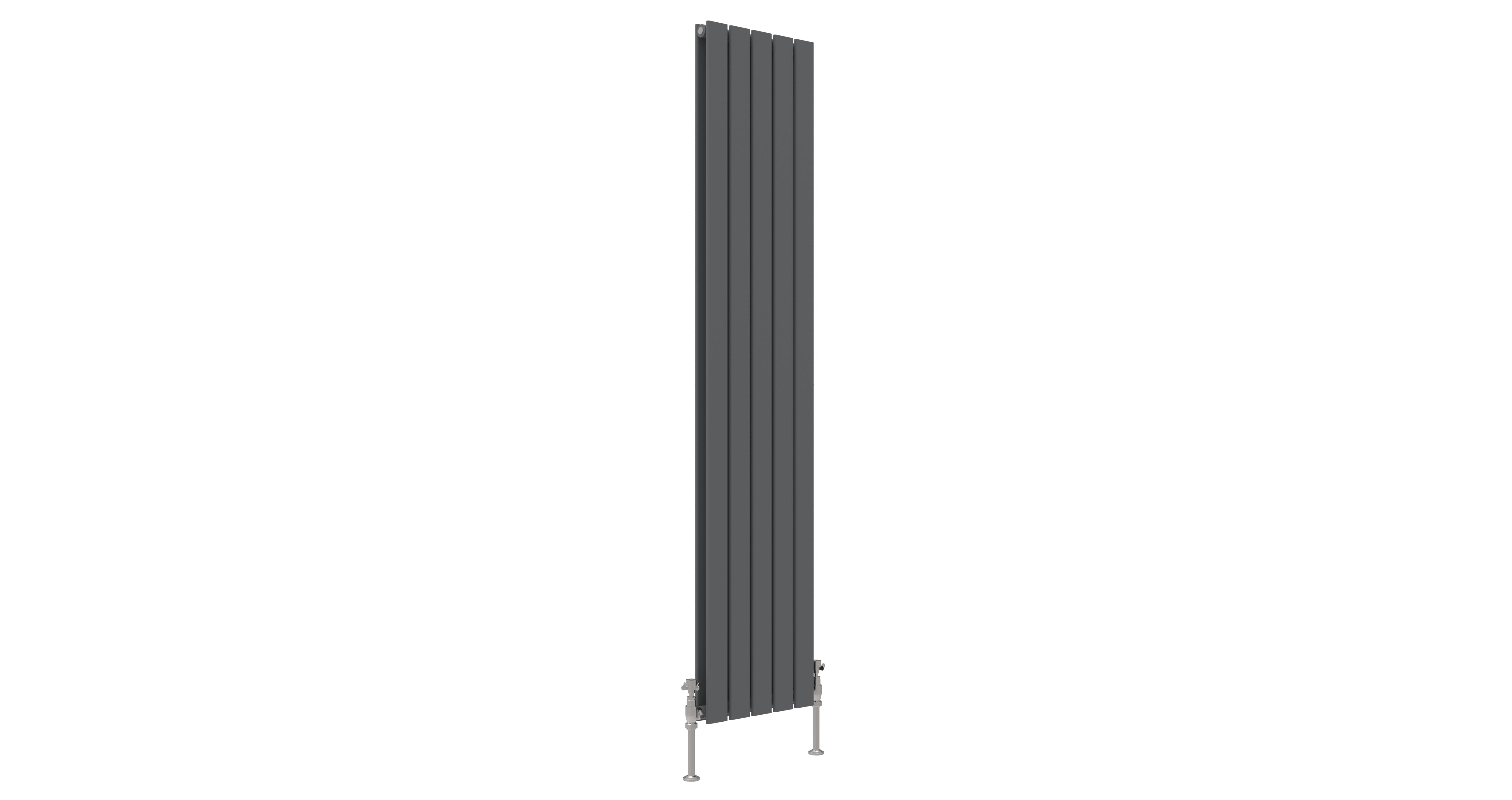 Tailored Bathrooms - Albany Anthracite Flat Panel Radiator - 1800x376 ...