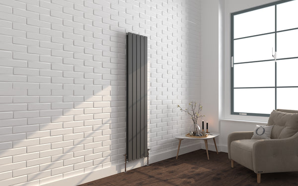 Albany Anthracite Flat Panel Radiator | Tailored Bathrooms