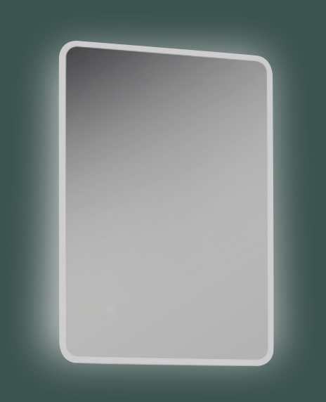 Angus Slimline LED Touch Mirror with Demister | Tailored Bathrooms