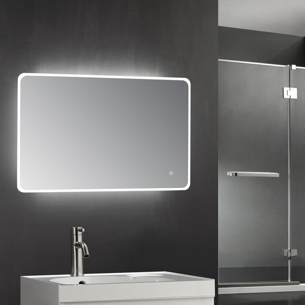 Tailored Bathrooms - Molly LED Touch Mirror with Demister, Bluetooth & Shaver Point