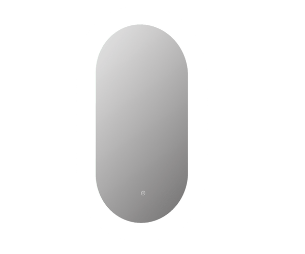 Raffy Oval Backlit LED Touch Mirror with Demister | Tailored Bathrooms