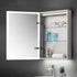 Ella Single Door Mirror Cabinet LED Surround with Sensor Switch & Shave Socket  | Tailored Bathrooms