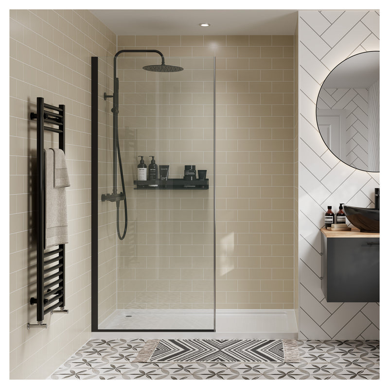 Taupe Grey Metro Tile |  Multipanel Bathroom Wall Panels