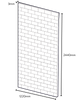 Metro Tile | Wetwall Metro Tile Wall Panels - Black Composite