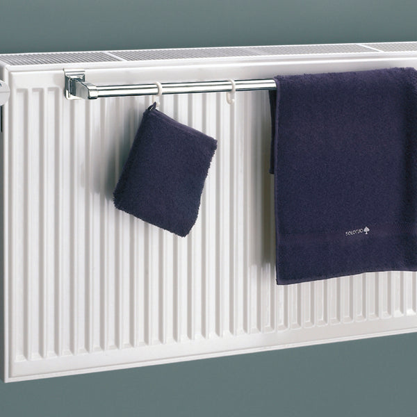 Eucotherm Towel Rail for Double Panel Radiator with Top Grill