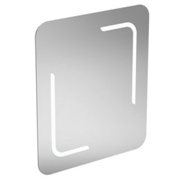 Mirror with sensor ambient with front light and anti-steam