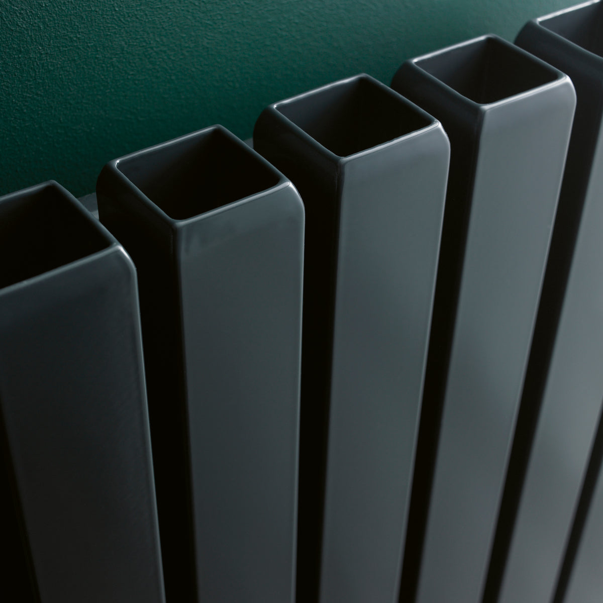 Eucotherm Vulkan Square Tube Vertical Radiator - Anthracite – Bath ...