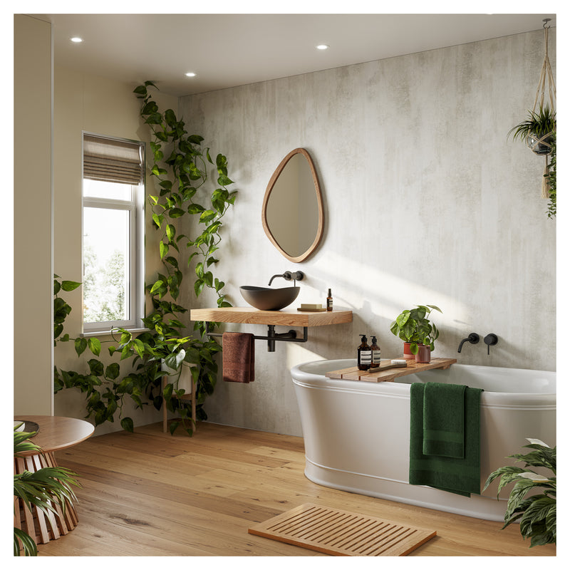 White Gypsum | Multipanel Bathroom Wall Panels