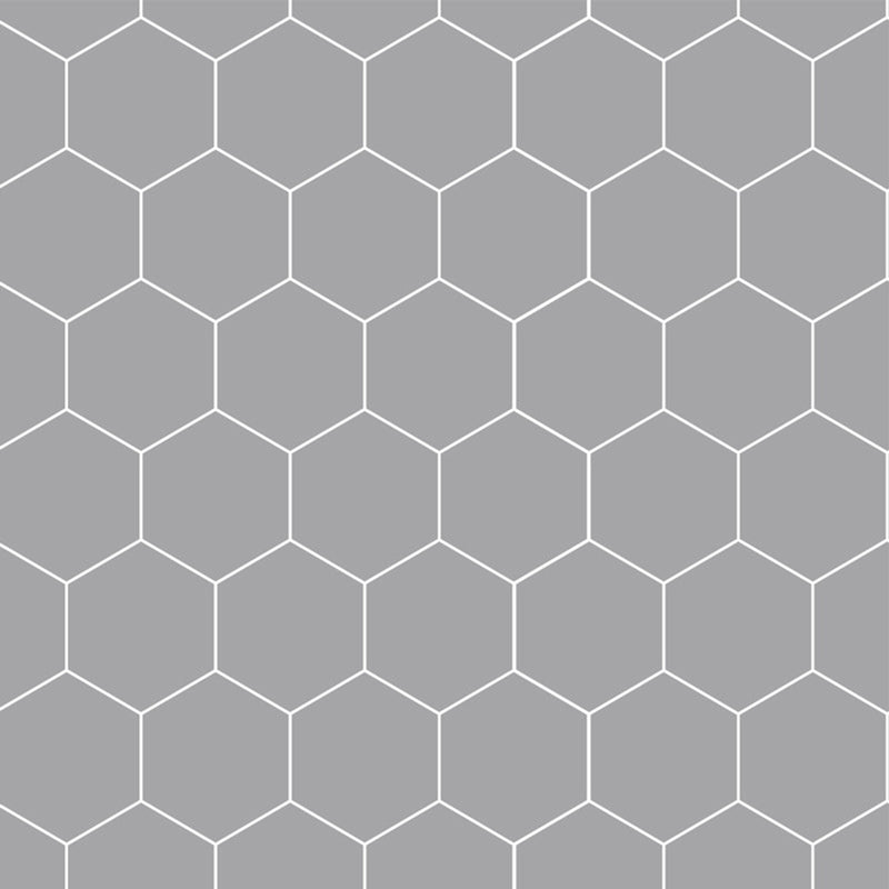 Fibo | Medium Grey Hexagonal Panel
