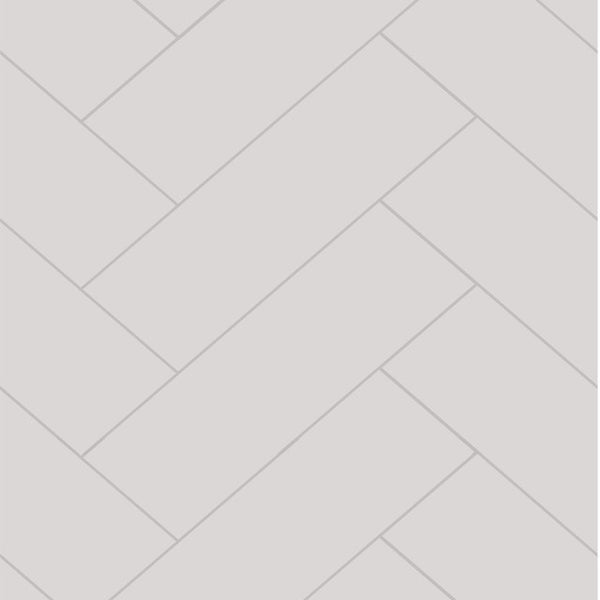Fibo | White Silk Herringbone Panel 2.4 x 0.6m Tongue & Groove
