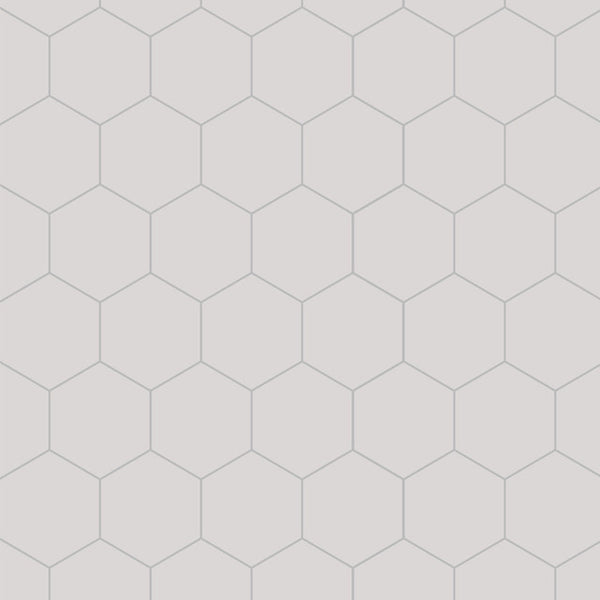 Fibo | White Silk Hexagon Panel 2.4 x 0.6m Tongue & Groove