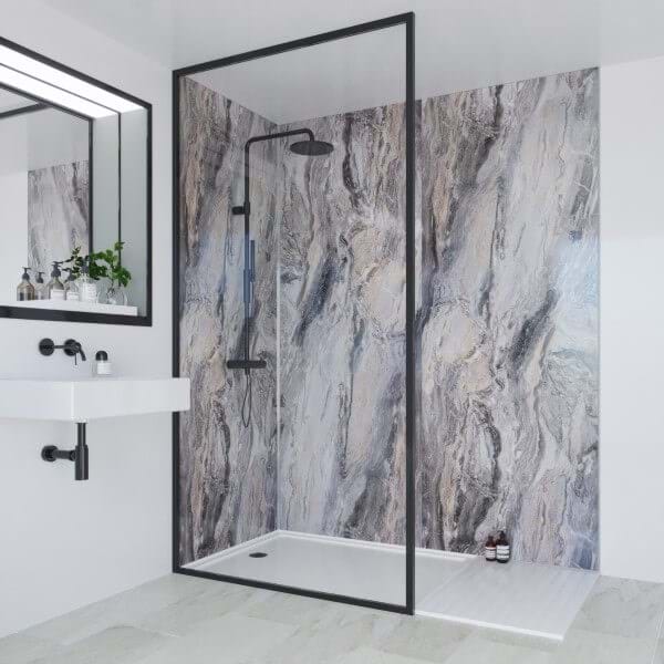 Cappuccino Stone Multipanel Bathroom Wall Panels