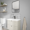 Carrara Marble Herringbone Alloy | Wetwall Splashback