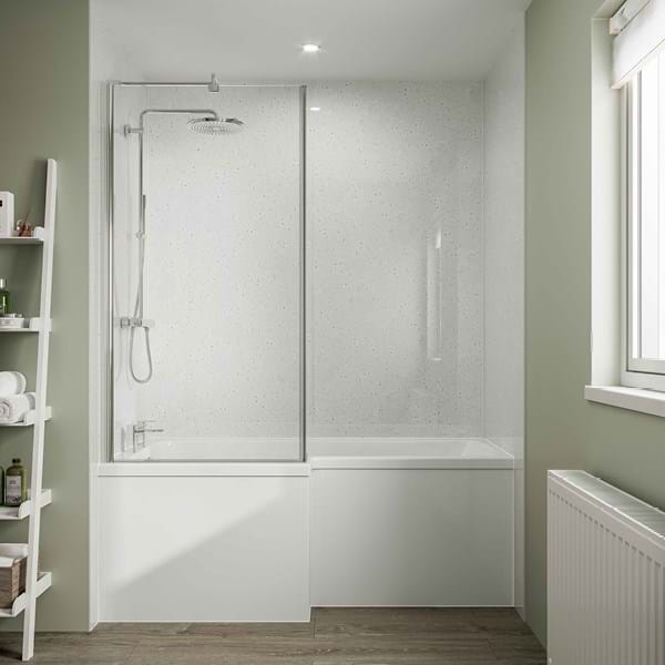 White Snow Multipanel Bathroom Wall Panels