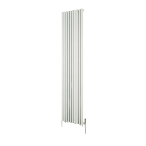 Frontline - Aqua - Desio Vertical Steel Radiator - White