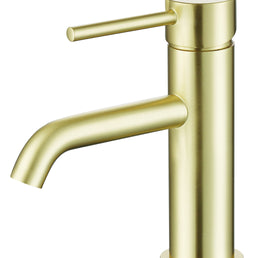 Frontline - Aqua - Mineral Basin Mono -  Brushed Brass