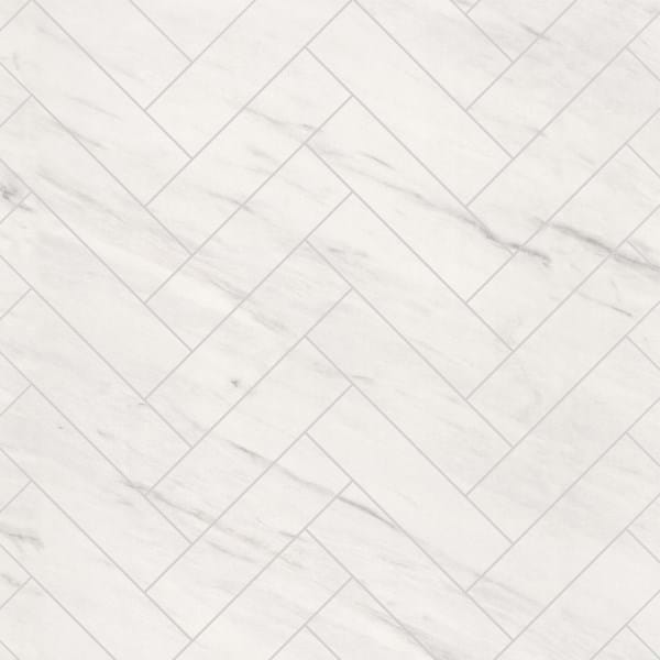 Levanto Marble Herringbone Tile Multipanel Bathroom Wall Panels