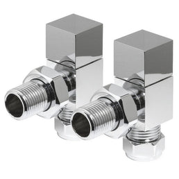 Redroom - Angled Square Valve Pack - Chrome
