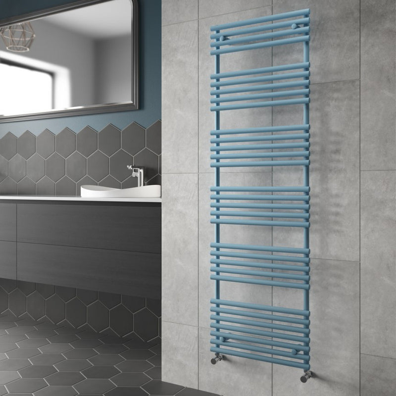 Blue Water Radiator Redroom - TT Lux Towel Warming Radiator - Pacific Blue – Bath & More UK