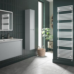 Redroom - TT Lux Towel Warming Radiator - Quartz White