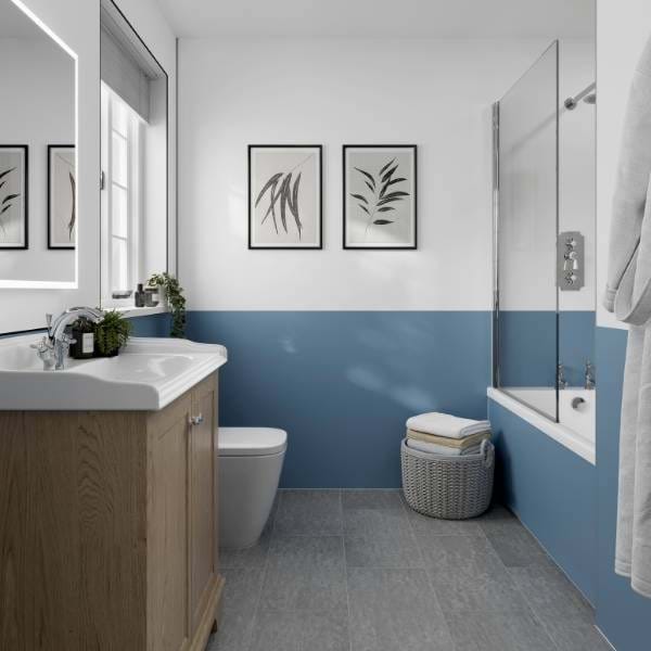 Misty Blue Multipanel Bathroom Wall Panels