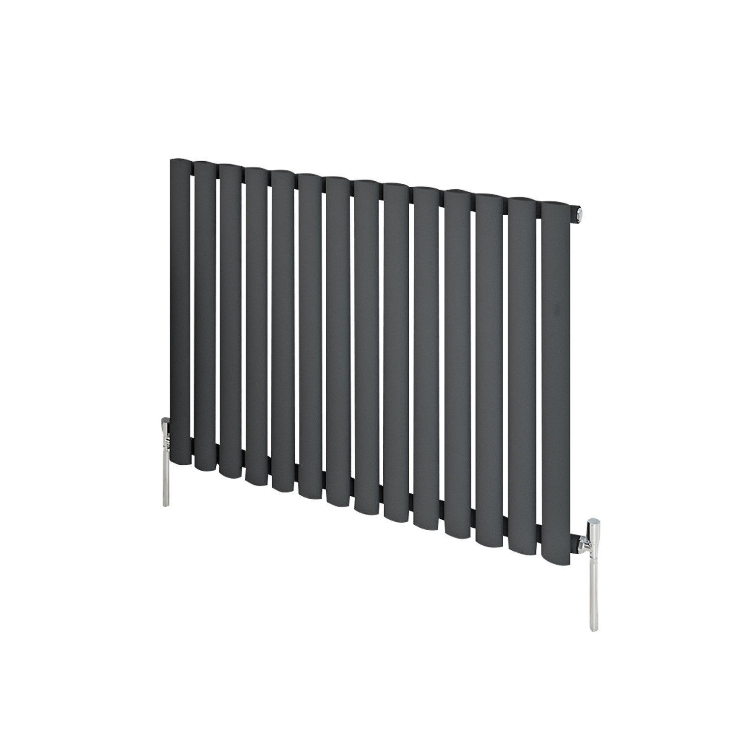 Frontline - Aqua Moda Horizontal Steel Radiator (Single) - Chrome ...