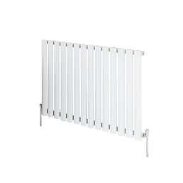 Frontline - Aqua Moda Horizontal Steel Radiator (Single) - White