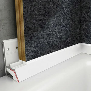 Bath & Shower Tray Seal Strip - White - 1850mm Long | Multipanel