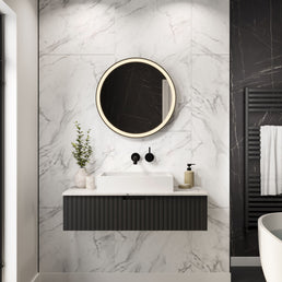 Crystal Marble | Multipanel Tile XL Offset Wall Panels