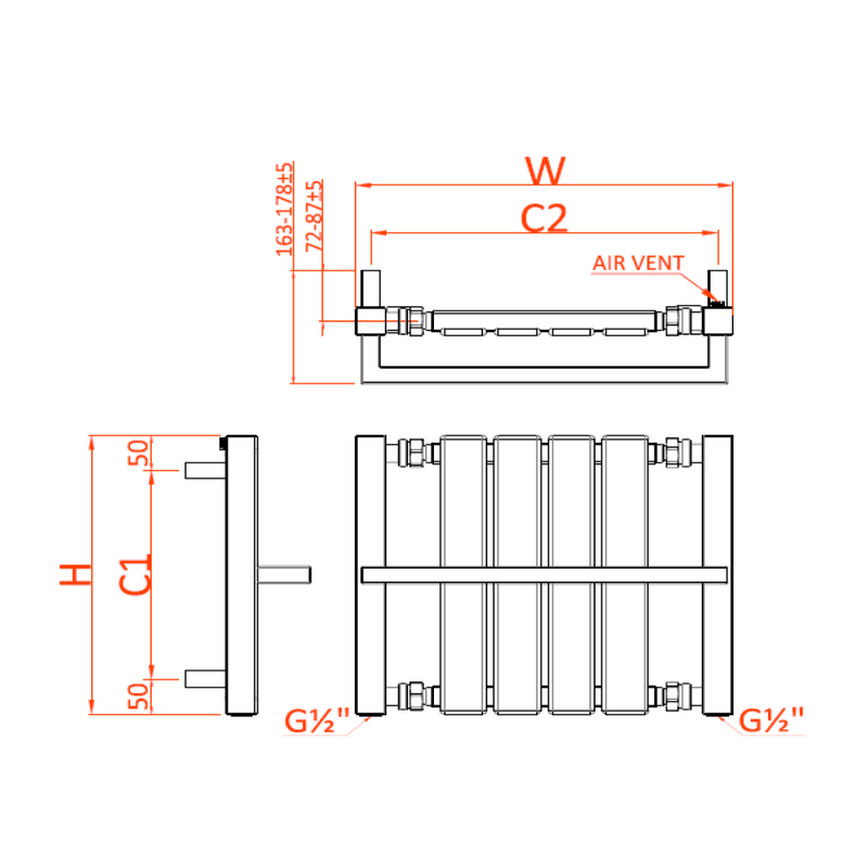 Reina Ashen Designer Radiator