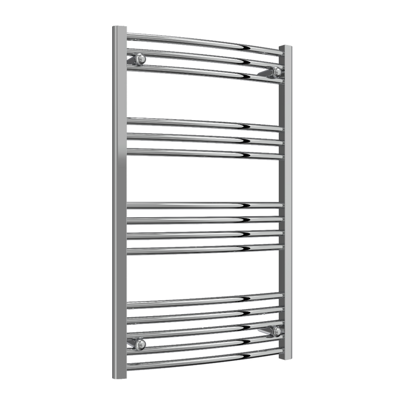 Reina Capo Chrome Electric Curved Towel Radiator