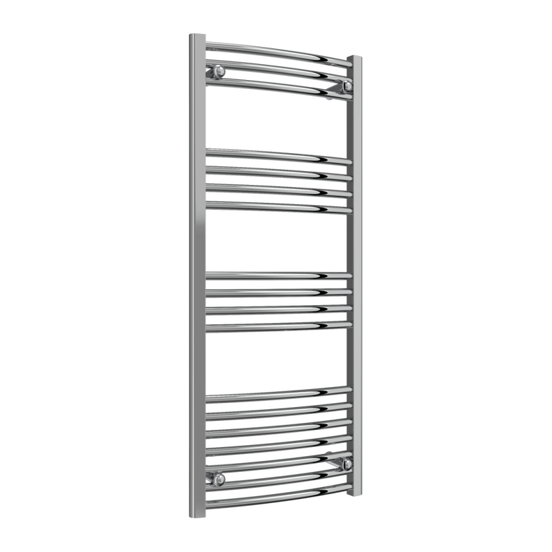 Reina Capo Chrome Electric Curved Towel Radiator