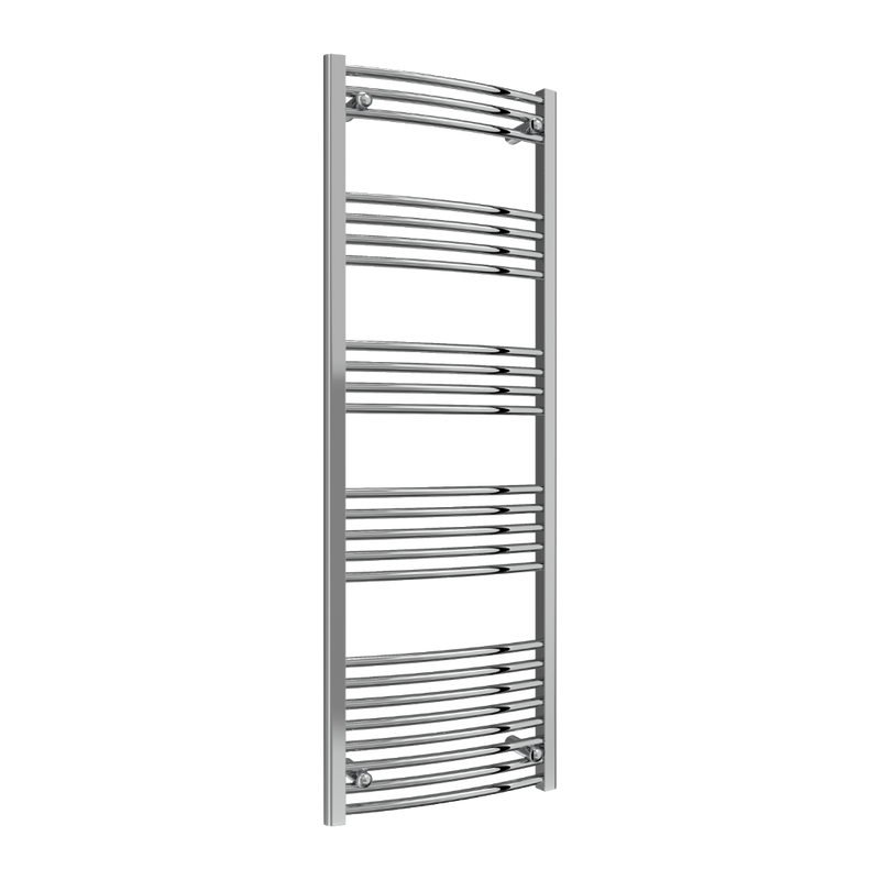 Reina Capo Chrome Electric Curved Towel Radiator