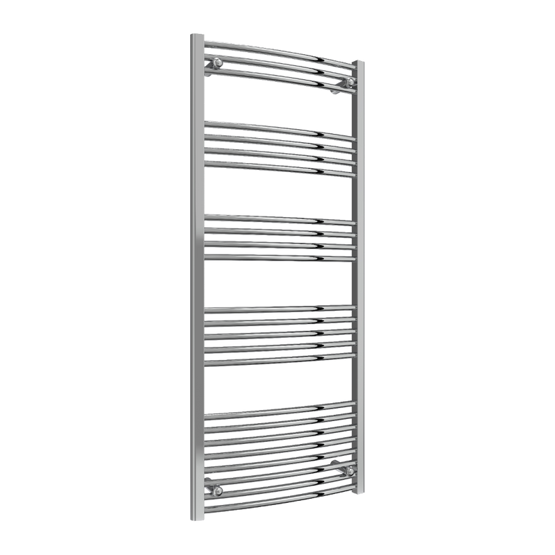 Reina Capo Chrome Electric Curved Towel Radiator