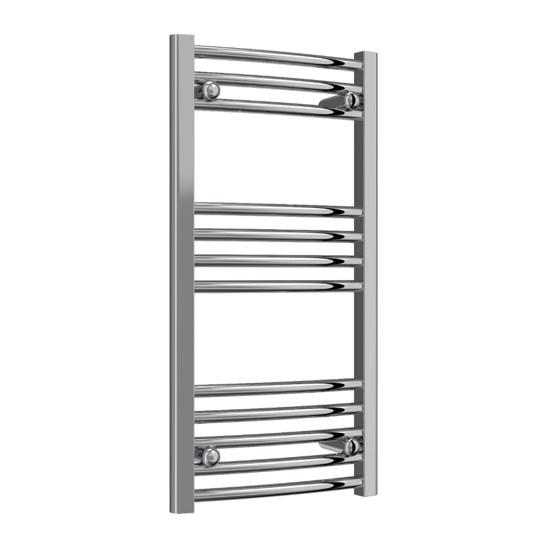 Reina Capo Chrome Electric Curved Towel Radiator
