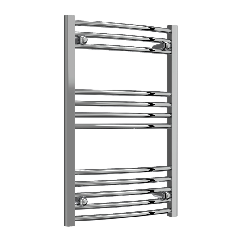 Reina Capo Chrome Electric Curved Towel Radiator