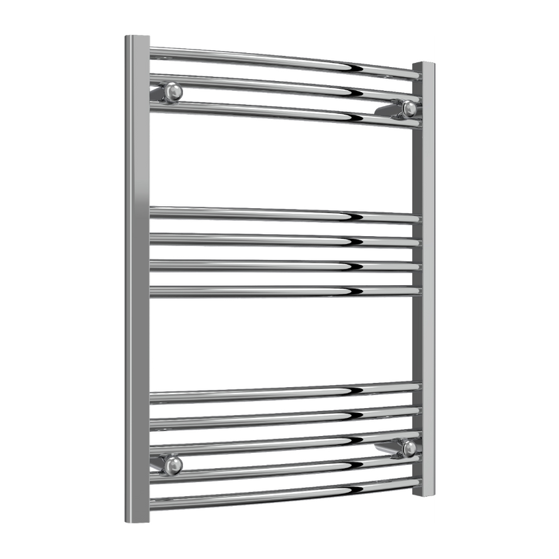 Reina Capo Chrome Electric Curved Towel Radiator