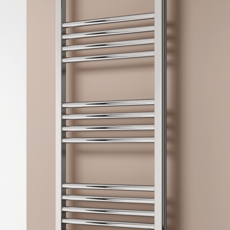 Reina Capo Chrome Electric Curved Towel Radiator
