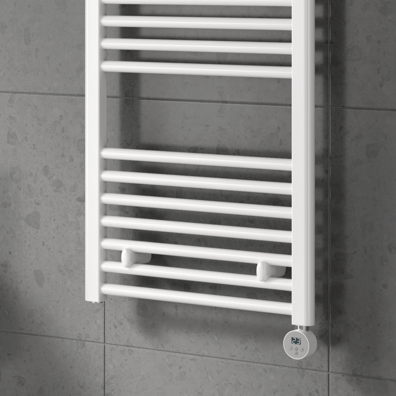 Reina Capo White Electric Towel Radiator