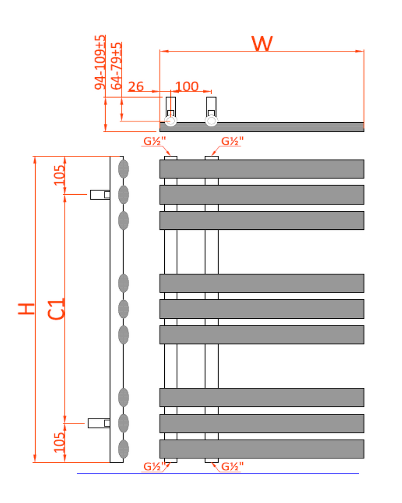 Reina Chisa Towel Rail