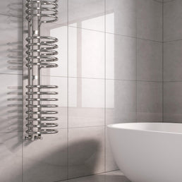 Reina Claro Designer Radiator - Chrome