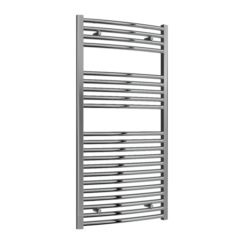 Reina Diva Curved Electric Chrome Towel Radiator