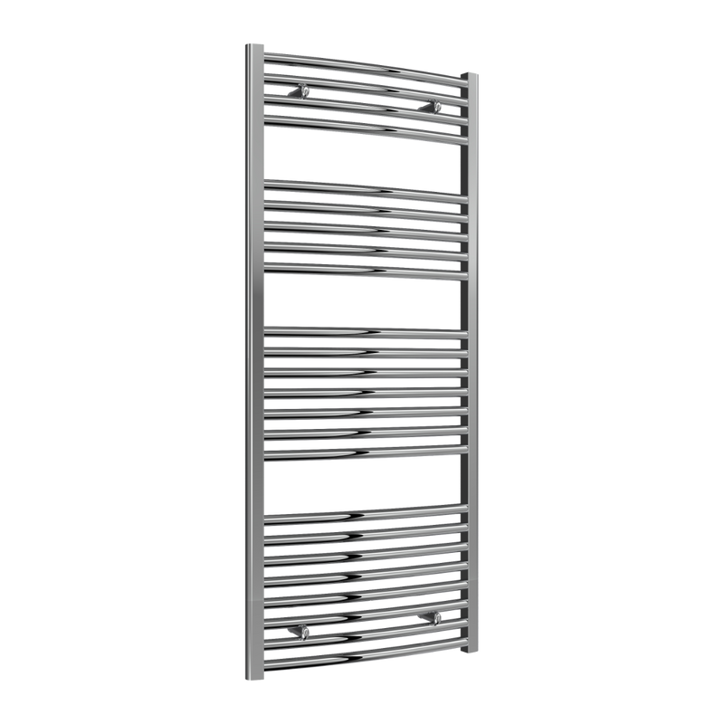 Reina Diva Towel Radiator Curved - Chrome